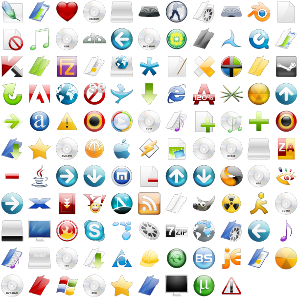 Search - Crystal Icon Pack (616x616), Png Download