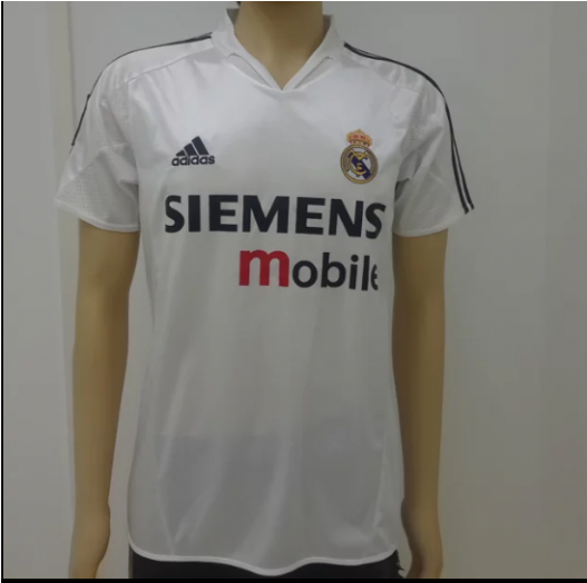 2004 2005 Real Madrid Home - 2004 2005 Real Marid Home Kit (526x660), Png Download