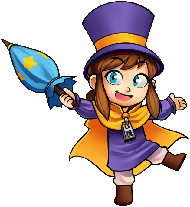 Hat Kid - Hat In Time Characters (628x682), Png Download
