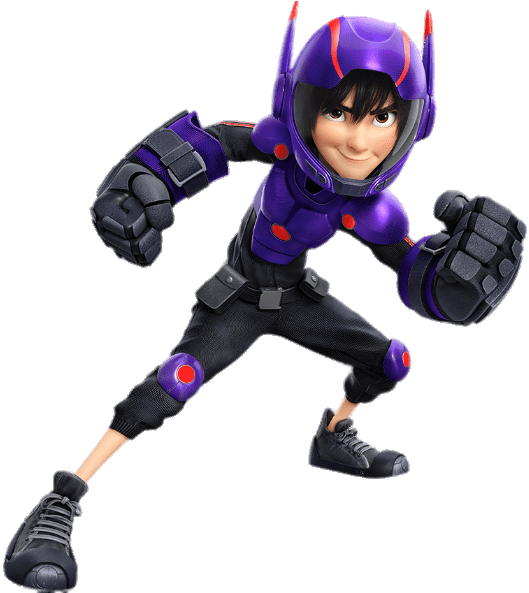 Big Hero 6 Hiro In Action Png - Les Nouveaux Héros Hiro (577x592), Png Download