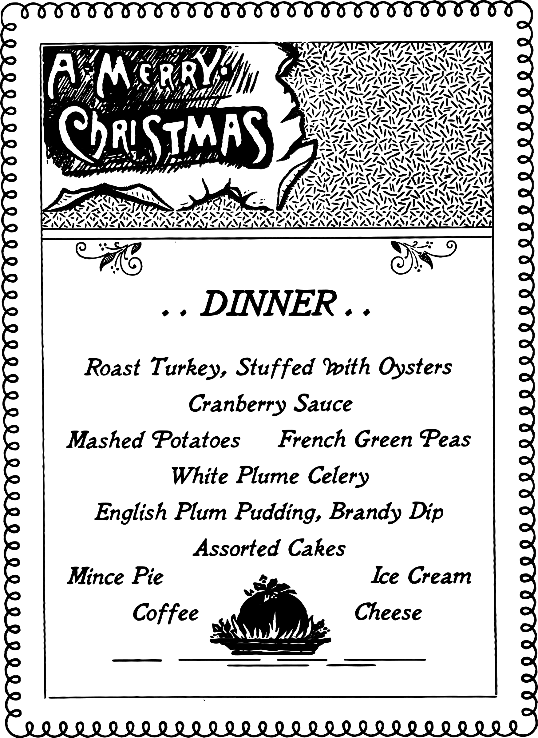 This Free Icons Png Design Of Holiday Menu (1750x2400), Png Download