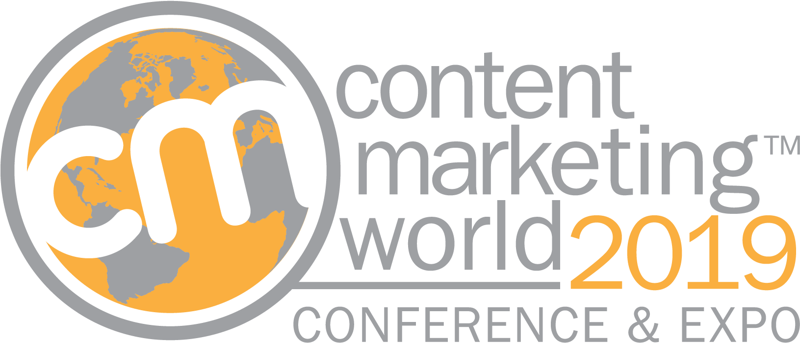 Logo - Content Marketing World Logo (1667x834), Png Download