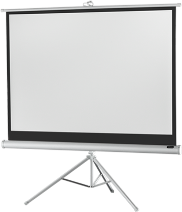 Celexon Economy Tripod Screen Projection Screen With (500x537), Png Download