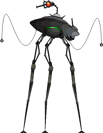 Martianwarmachine Explore On Deviantart Shelbs Martian - War Of The Worlds Tripod Png (424x475), Png Download