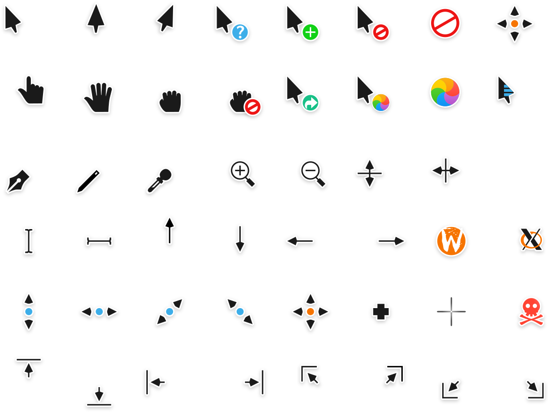 Capitaine Cursors Www Gnome - Capitaine Cursors (1200x922), Png Download