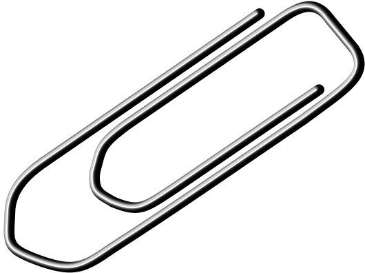 Paper Clip Clipart Png (600x450), Png Download