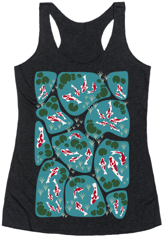 Koi Ponds Racerback Tank Top - Training To Be All Might (484x484), Png Download