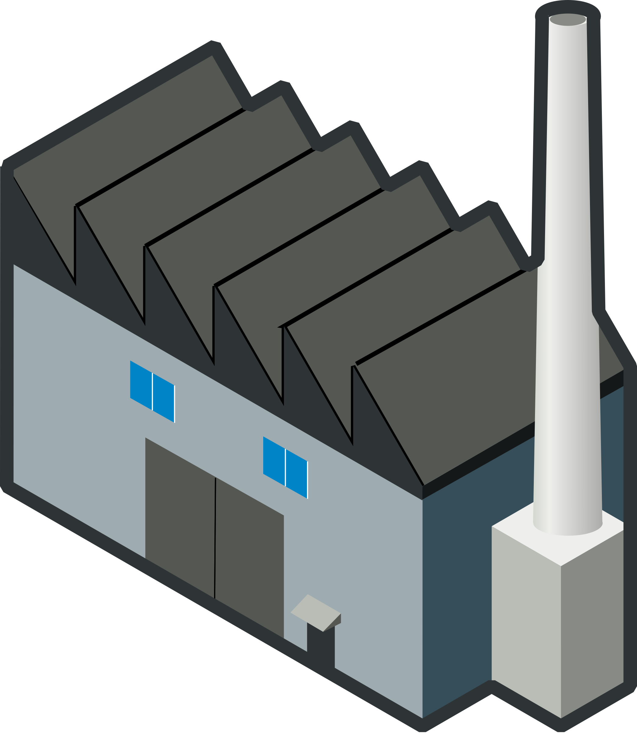 This Free Icons Png Design Of Isocity Factory (2086x2400), Png Download