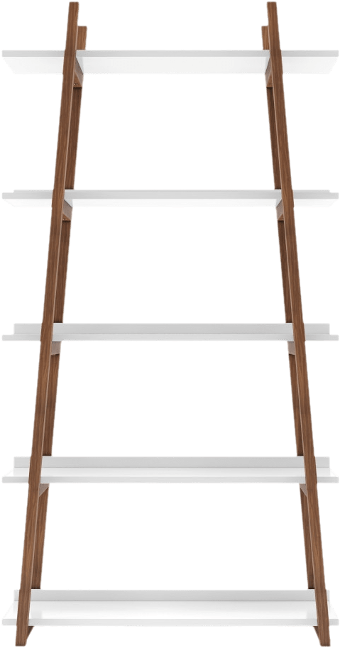 Lewes Shelf - Wooden Ladder Shelves Png (2000x1036), Png Download