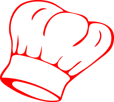 Chef's Hat Chef Hat Cook Food Cooking Rest - Chef Hat Free Clip Art (383x340), Png Download