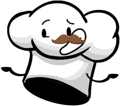 Chef Hat 3 - Sombrero De Chef Png (412x365), Png Download