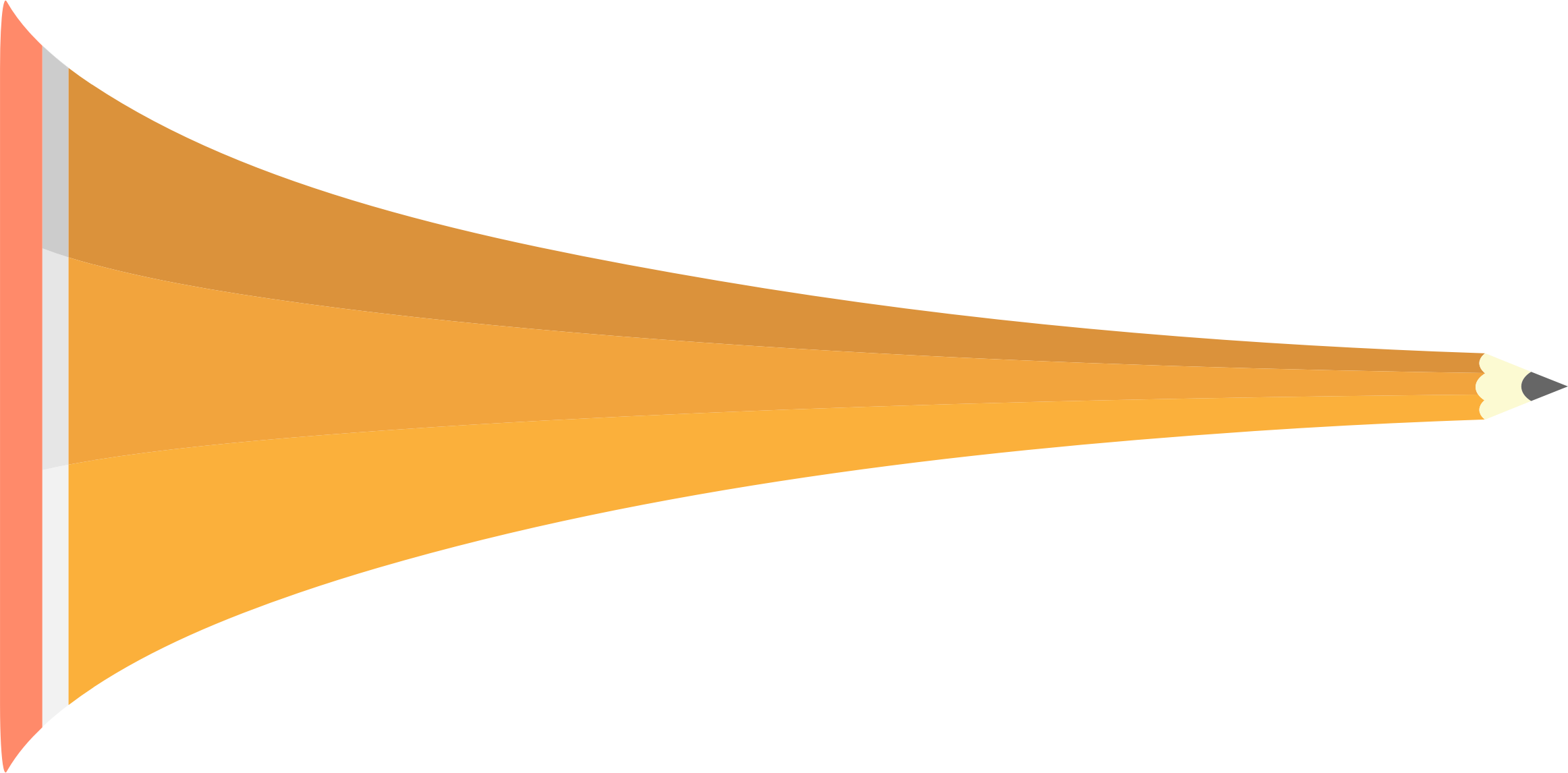 Big Image - Solid Color Pennant Flags Made In Mexico (2324x1146), Png Download