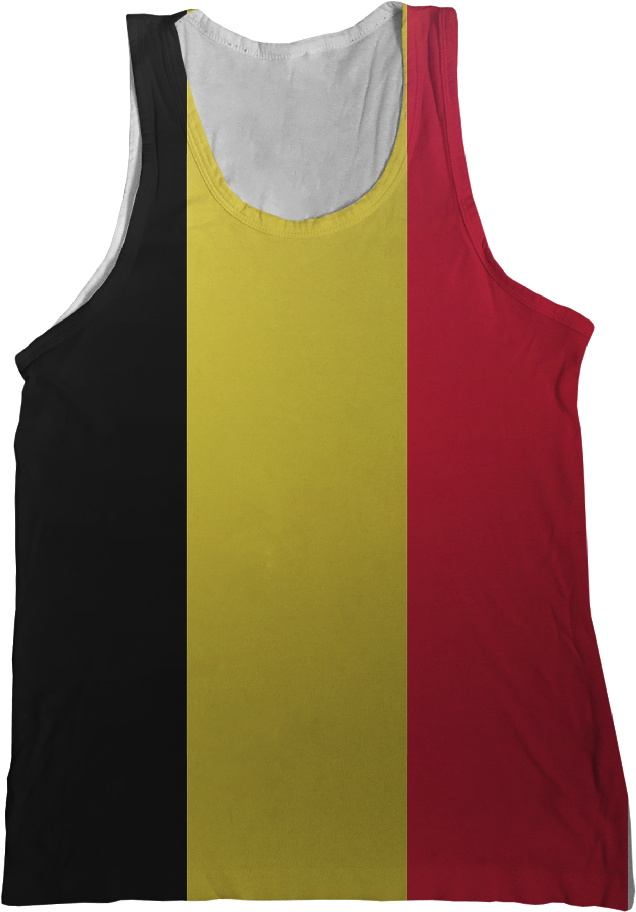 Belgium Flag Tank Top - Vest (1296x1786), Png Download