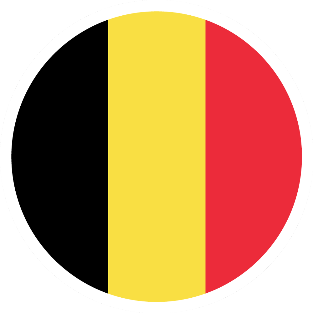 Teamlogo - Belgium Flag Icon (1000x1000), Png Download