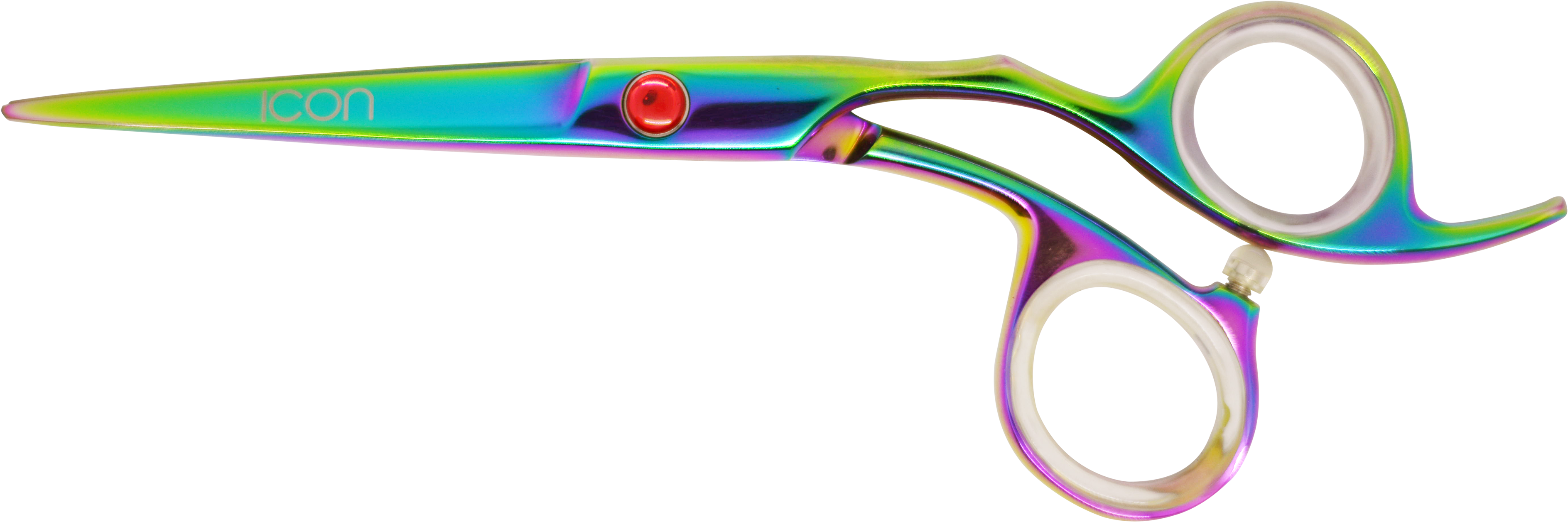 Icon Crane Multi Color Titanium Rainbow Shears Scossors (4000x3000), Png Download