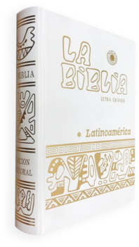 Biblia Latinoamérica Letra Grande Blanca - Biblia Latinoamericana Letra Grande Blanca (325x417), Png Download