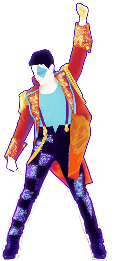Full Coach - Just Dance Dancer Png (1920x1080), Png Download