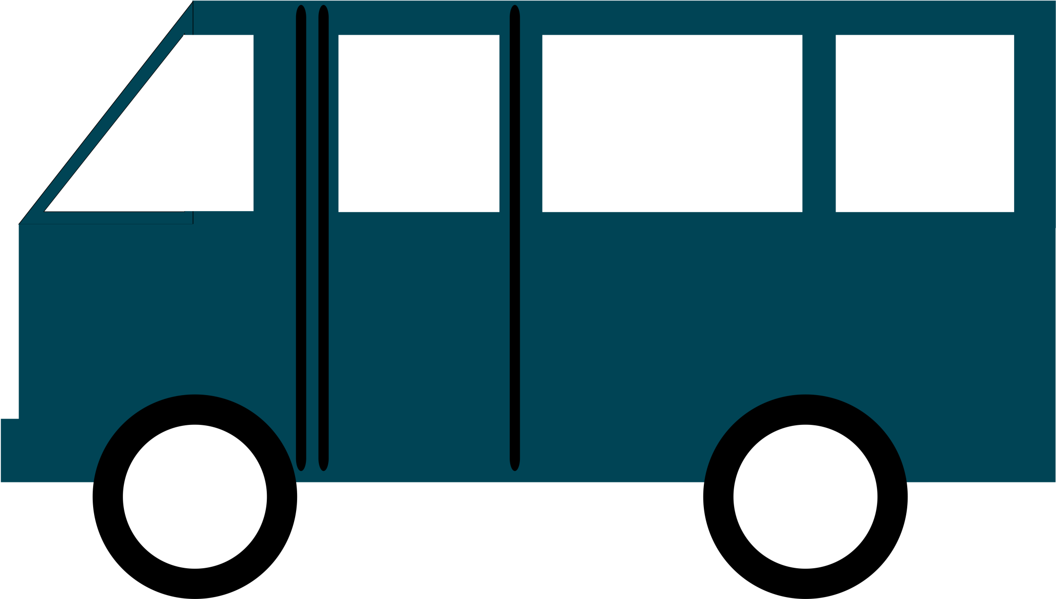 This Free Icons Png Design Of Van Minibus Coach Minivan (2400x2400), Png Download