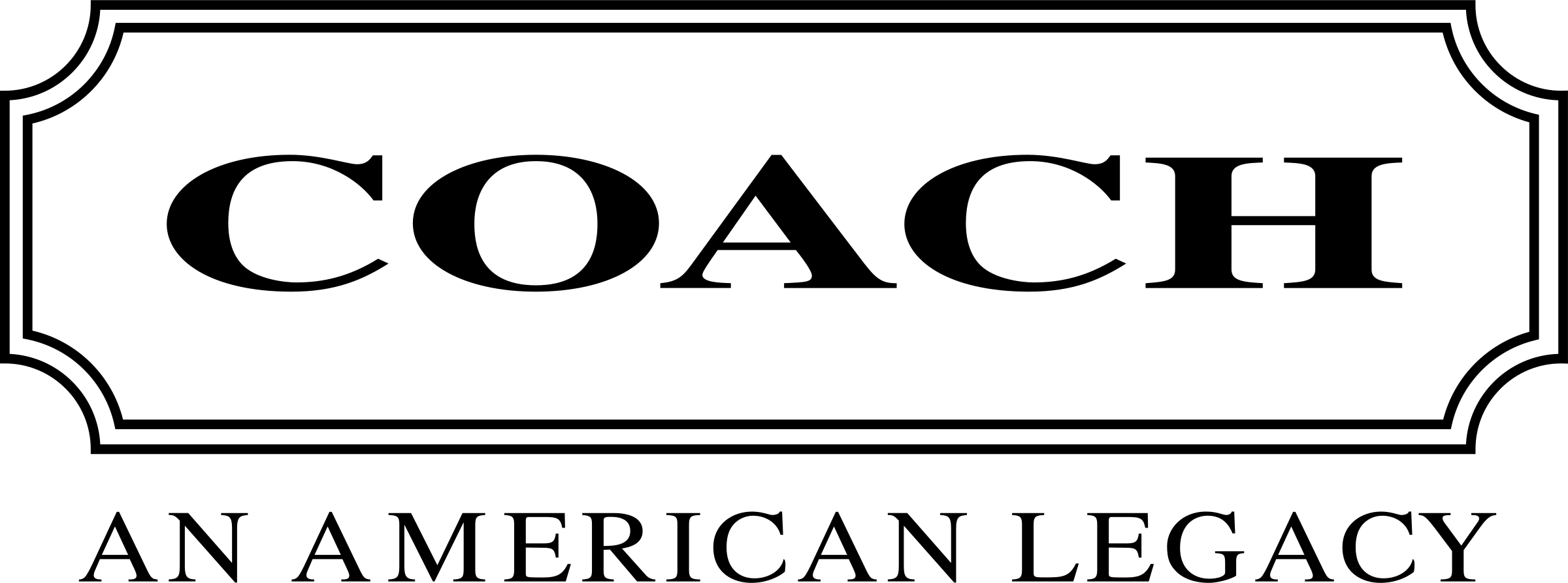 Coach Logo Png Transparent - Coach Logo (2400x894), Png Download