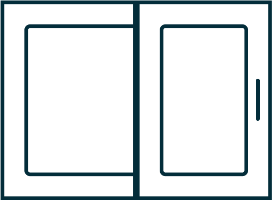 Casement Impact Window - Parallel (600x600), Png Download