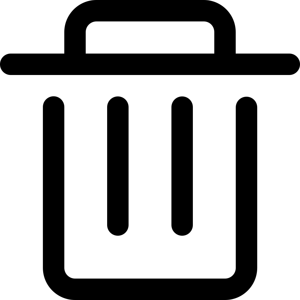 Delete Comments - Delete Icon Transparent (980x980), Png Download