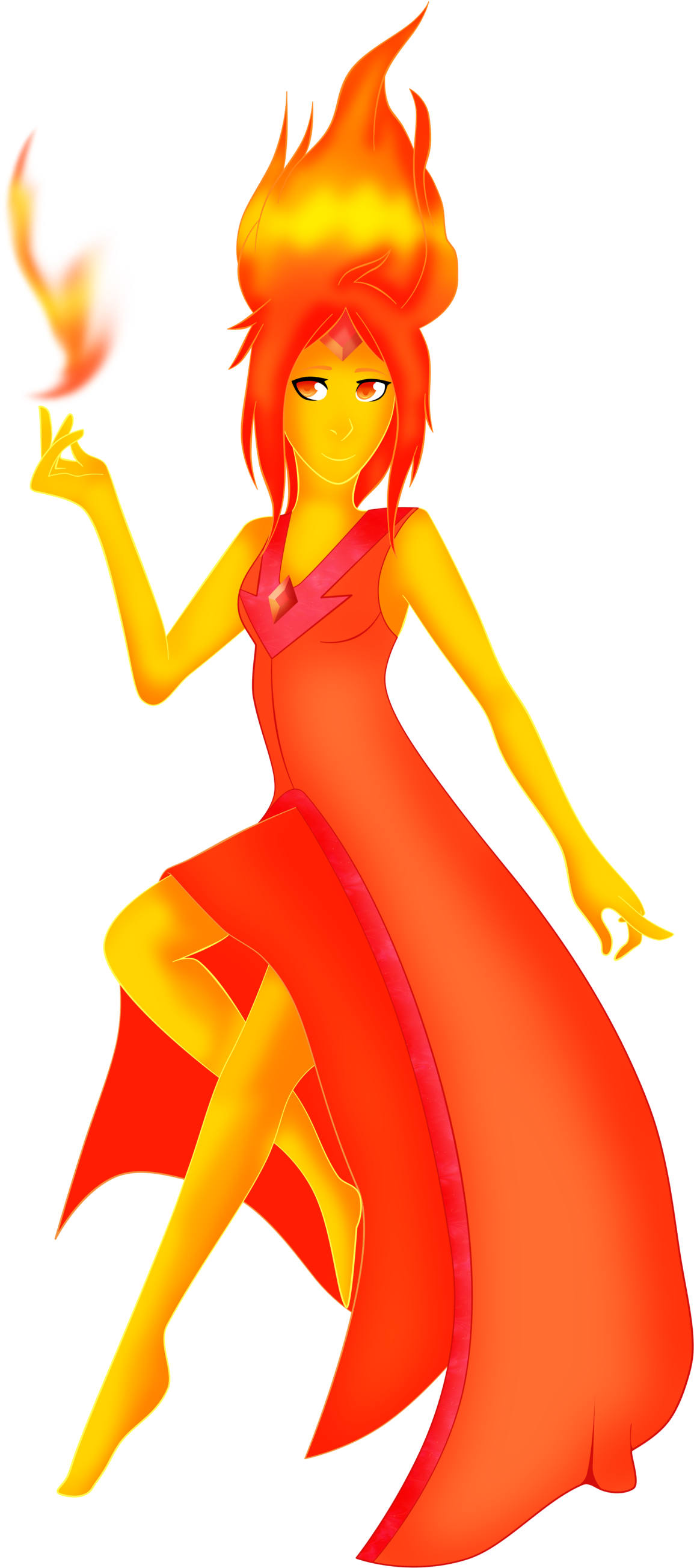 Flame Princess Adverture Time Images Fire Fire Fire - Illustration (1600x2704), Png Download