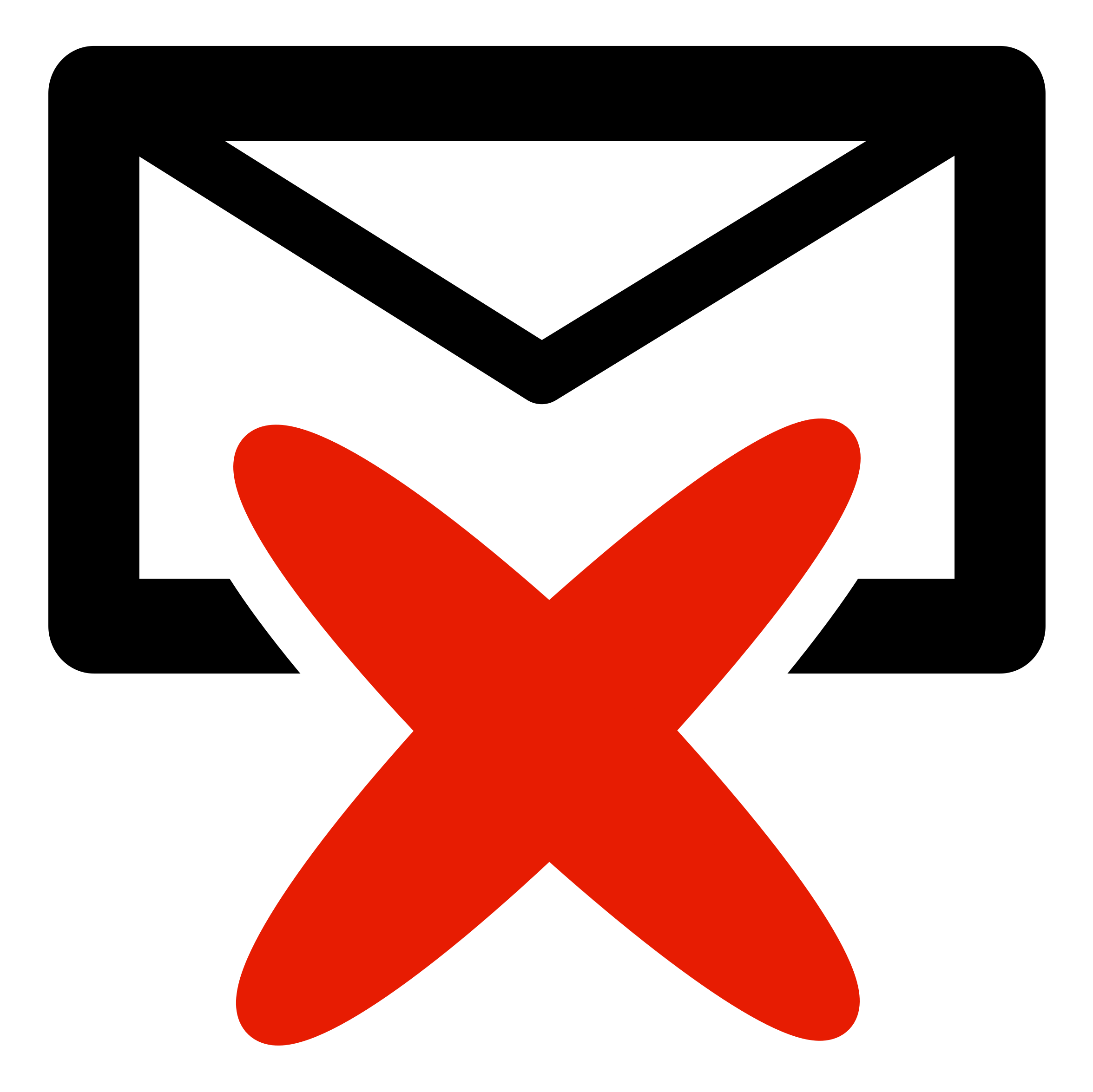 This Free Icons Png Design Of Primary Mail Delete (2400x2400), Png Download