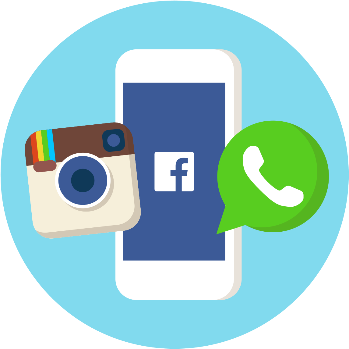 ¿puedo Vivir Sin Mi Facebook - Instagram E Facebook (1346x1194), Png Download