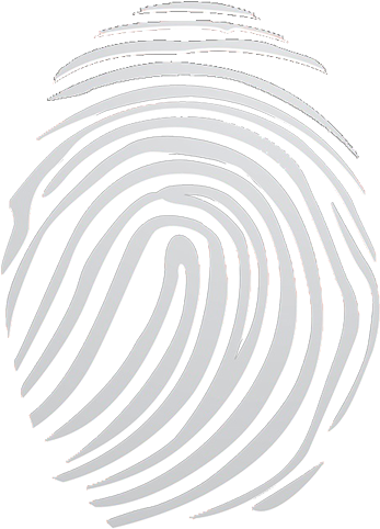 Fingerprint Icon - Black And White Fingerprint Cartoon Png (768x574), Png Download
