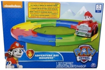 Paw Patrol Pista Vehiculo Figura Marshall Bahia Aventura - Paw Patrol Pup 2 Hero Playset Skye (400x400), Png Download