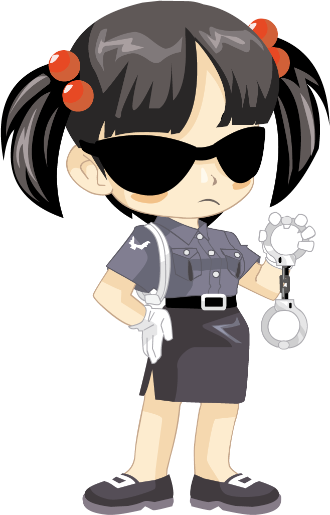 Anime Drawing Clip Art - Police Woman Anime Png (1134x1134), Png Download