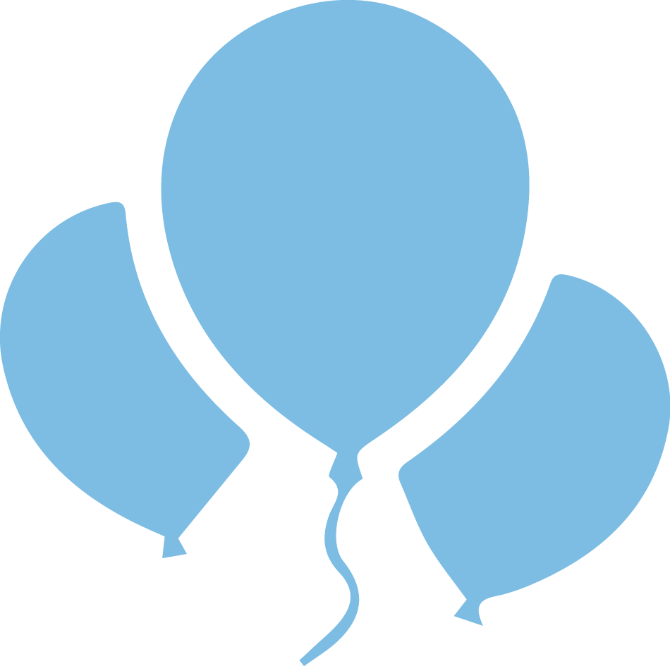 Basic Karate Party - Party Blue Icon (950x945), Png Download