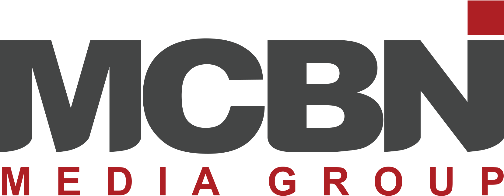 Mcbn Black Logo Media Group Png - Carmine (1772x741), Png Download