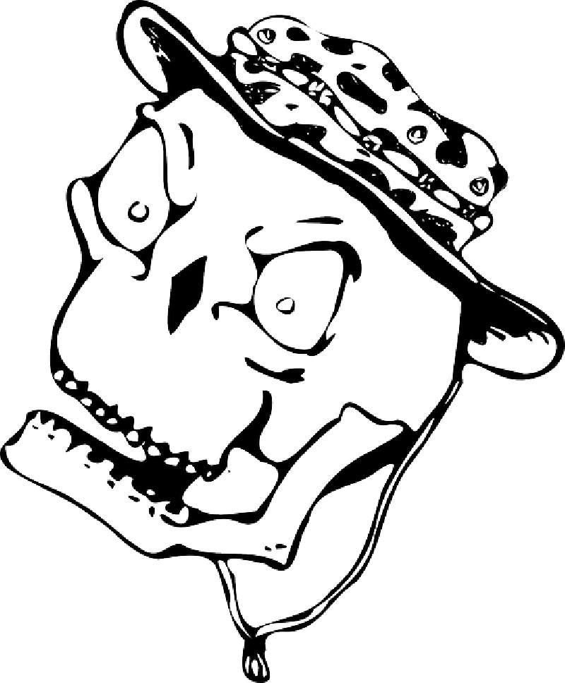 Mb Image/png - Kartun Tengkorak (800x967), Png Download