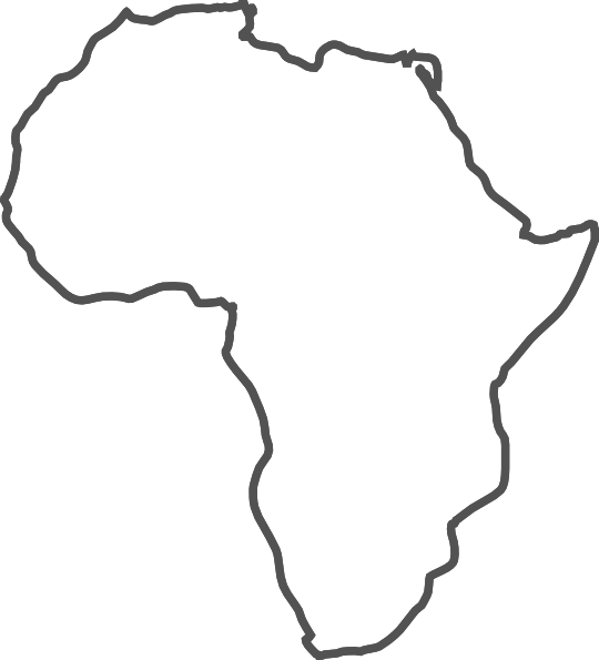 Clipart Learn About Our Trips Simba Marara Safaris - Continent Of Africa Outline (540x595), Png Download