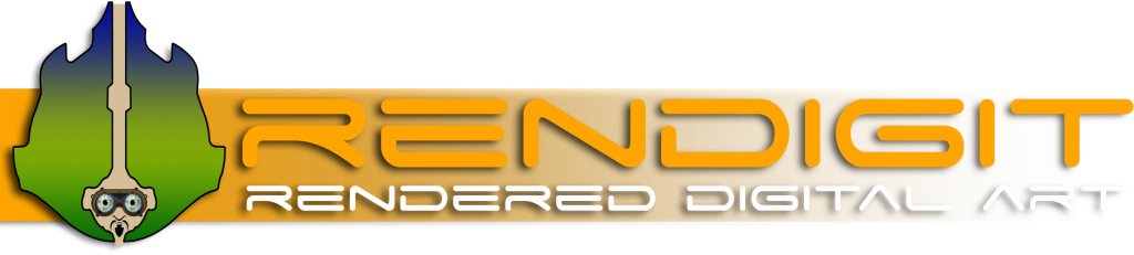 Rendered Digital Art - Digital Art (1024x231), Png Download