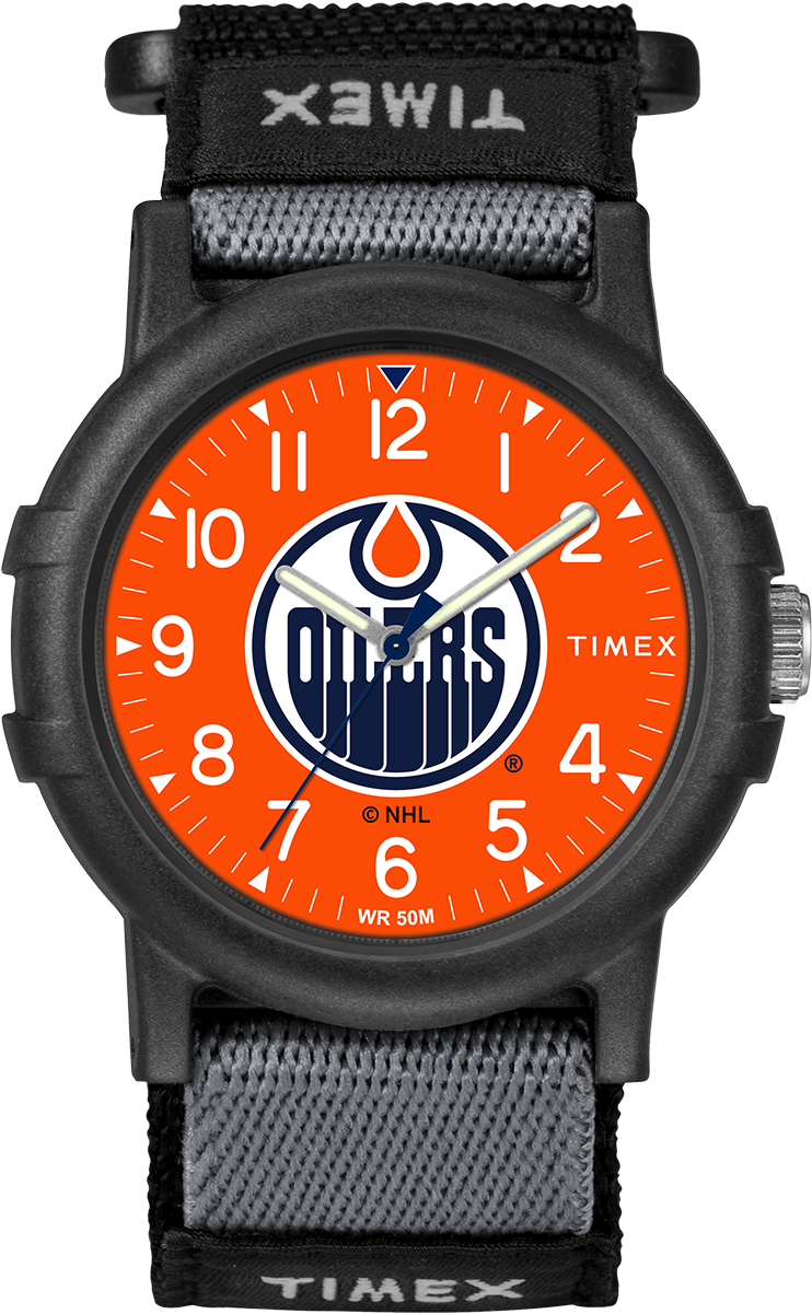 Recruit Edmonton Oilers Large - Timex Camper T49713 Watch (1000x1200), Png Download