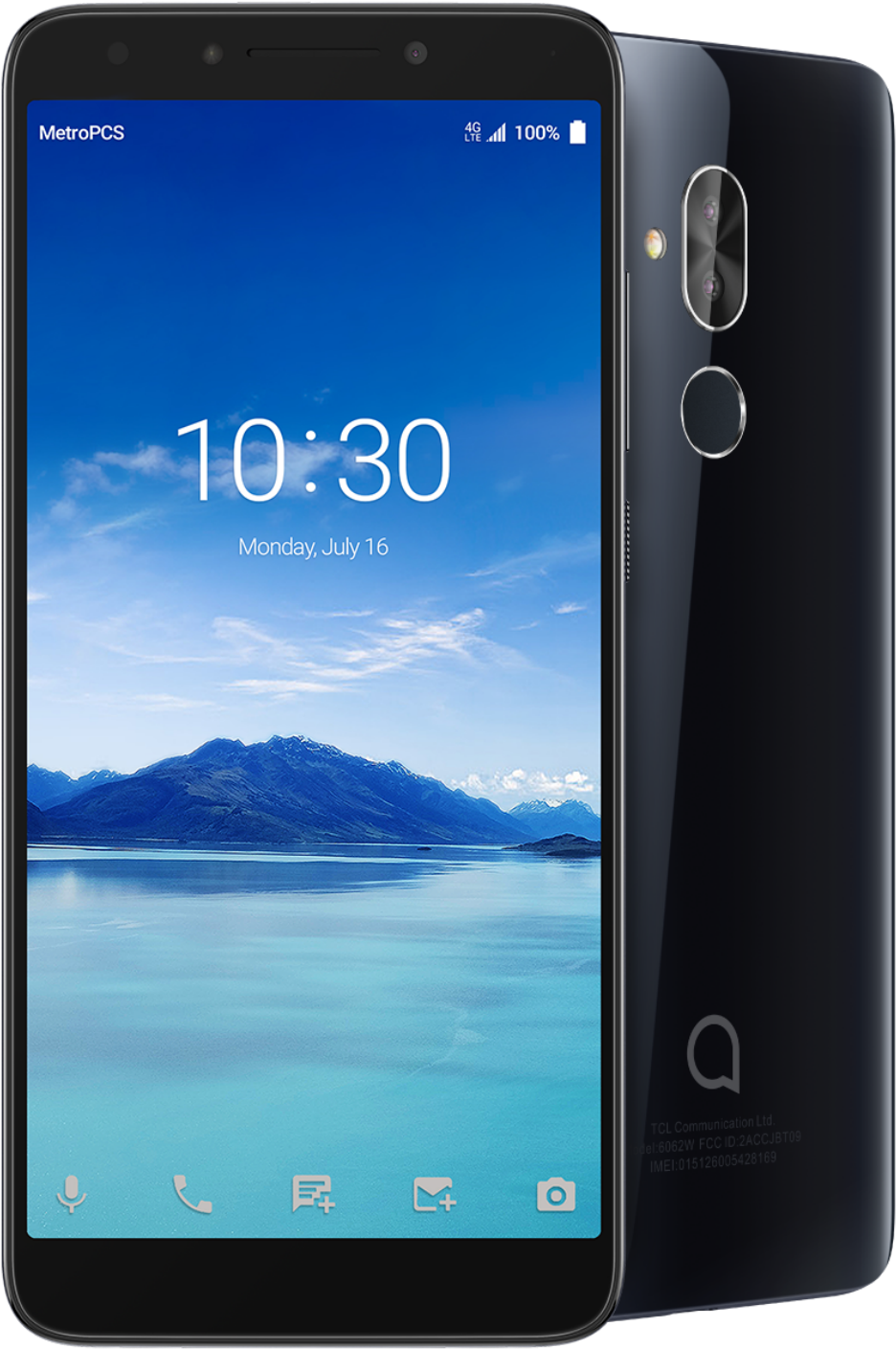 That Said, The Alcatel 7 Won't Be Lacking In Features - Metropcs Alcatel 7 Phone (1057x1600), Png Download