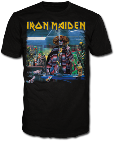 10 Iron Maiden T-shirts Sure To Prove Your Metal Cred - Iron Maiden - Stranger In A Strange Land - Lp 7-single (383x472), Png Download