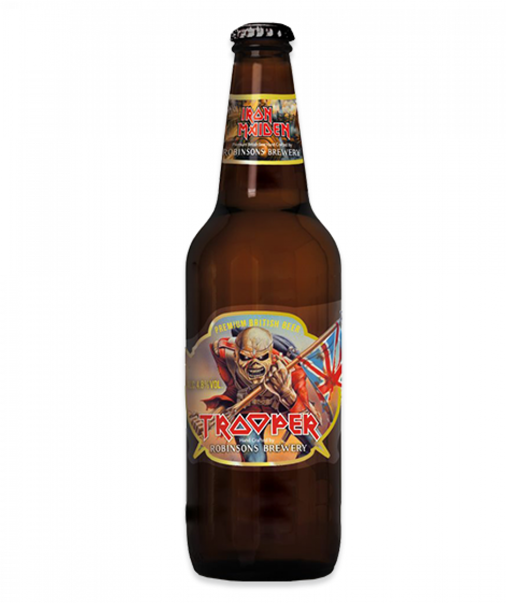 Iron Maiden Trooper 500ml Bottle - Iron Maiden Beer (1200x1200), Png Download