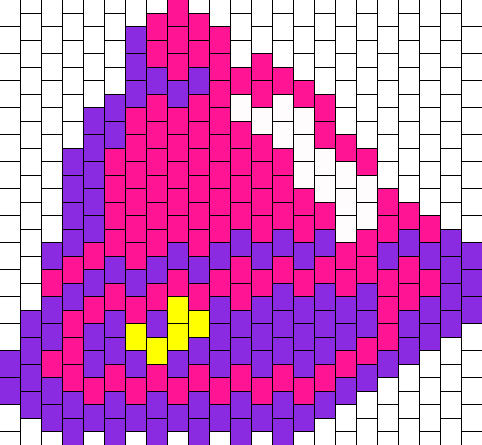 Taco Bell Bead Pattern - Taco Bell Sign Minecraft (482x445), Png Download