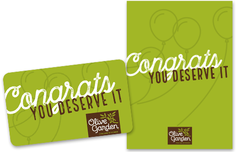 Choose Your Card Gift Cards Olive Garden Italian Restaurant - Olive Garden Gift Card, Enjoy The Gift (500x300), Png Download