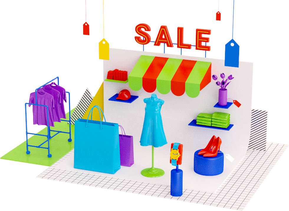 Retail Illustration By Pinch Studio - Photography (980x716), Png Download