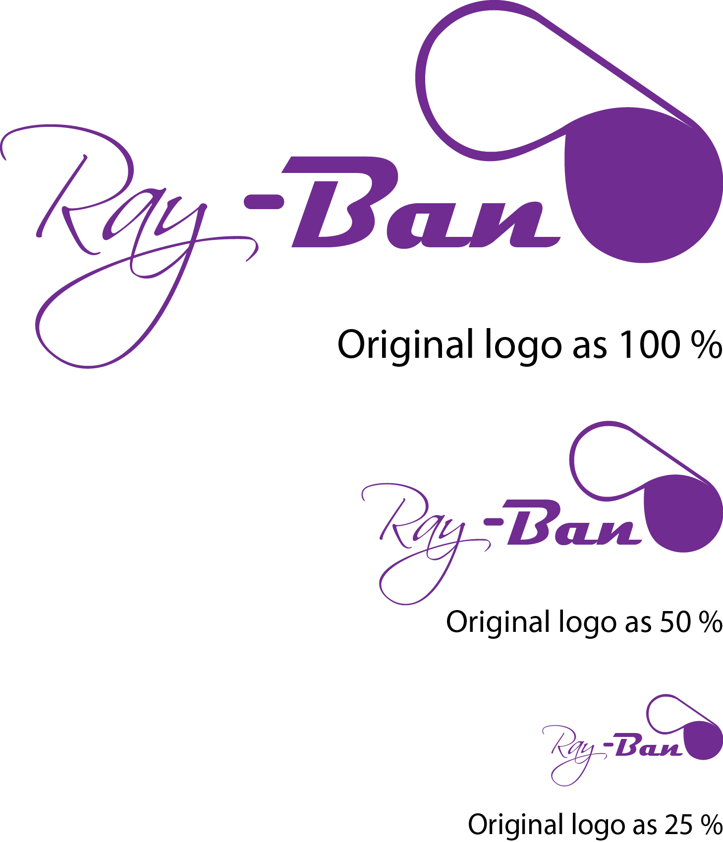 Ray Ban Logo 3 Size - Gilmore Girls: I'm A Rory Tile Coaster (1459x1699), Png Download