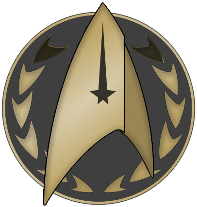 Dis Vice Adm Insignia - Star Trek Discovery Admiral Badge (406x485), Png Download