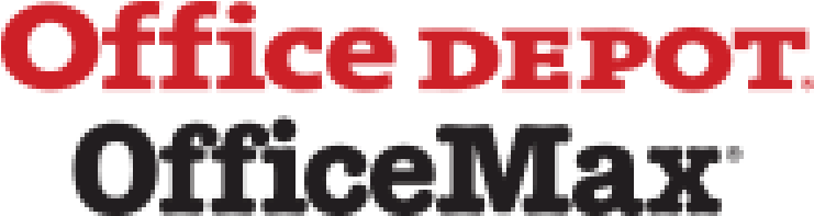 Office Depot Office Max Logo Png (740x417), Png Download