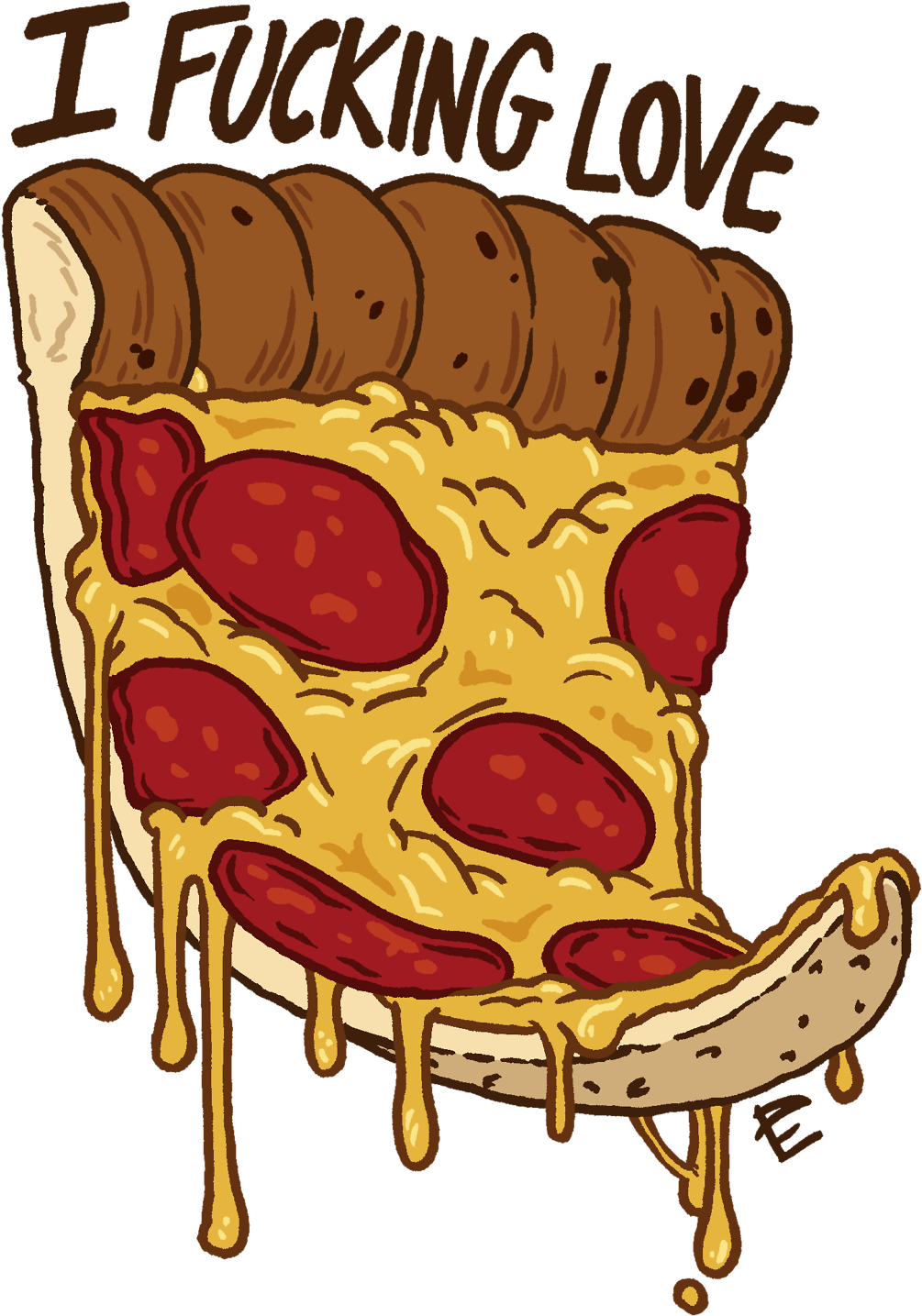 The True Tumblr Logo - Love Pizza Tumblr Png (1280x1710), Png Download