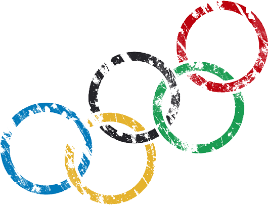 Olympic Rings High Quality Png - Transparent Background Olympic Rings Png (532x405), Png Download