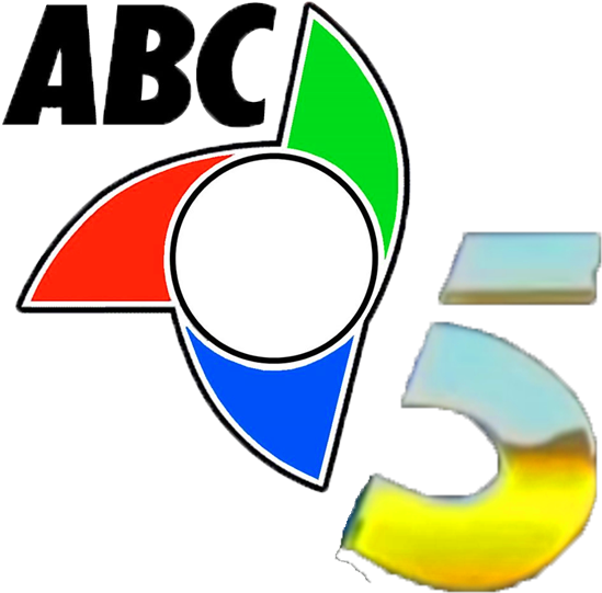 Abc 5 Logo September 1994 - Abc 5 1994 (690x620), Png Download