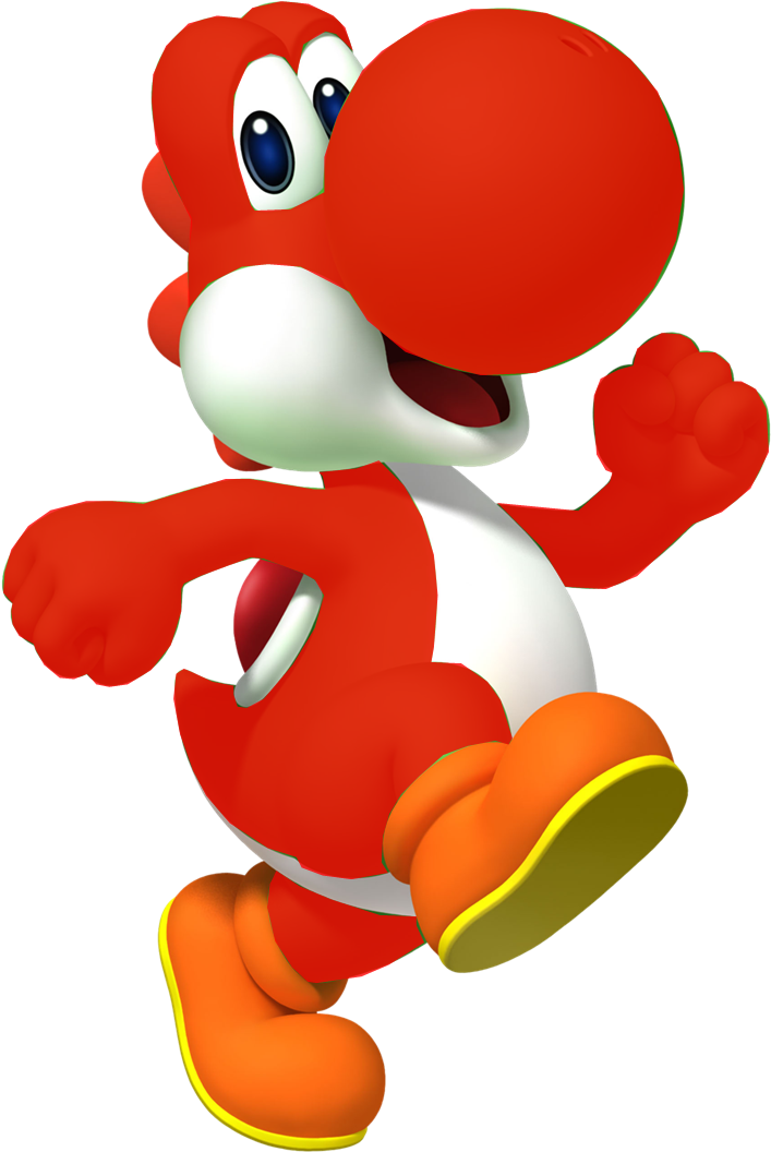Fire Yoshi Nsmbd - Mario And Sonic At The Rio 2016 Olympic Games Yoshi (776x1128), Png Download